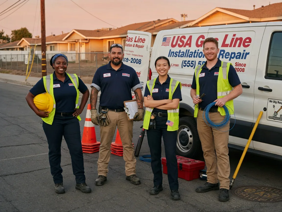 Gas Line Installation company in Rhodes, MI