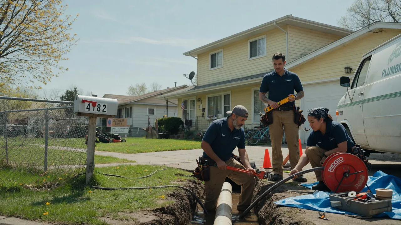Gas Line Repair in Rhodes, MI near me